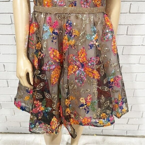 Bronx and Banco Women’s Mademoiselle Embellished Minidress - Size XL - Picture 3 of 9